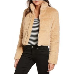 Tiger Mist Faux Fur Jacket